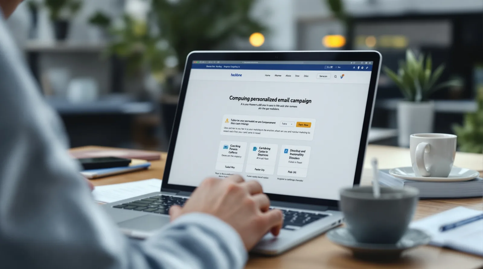 Marketing automation software automating email, social posting and ad campaigns