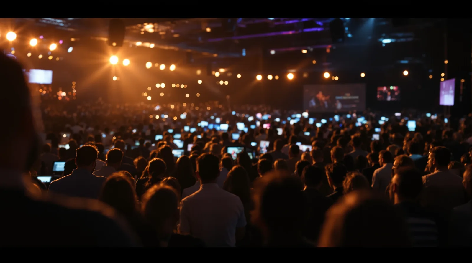 Crowd at a professionally produced live event