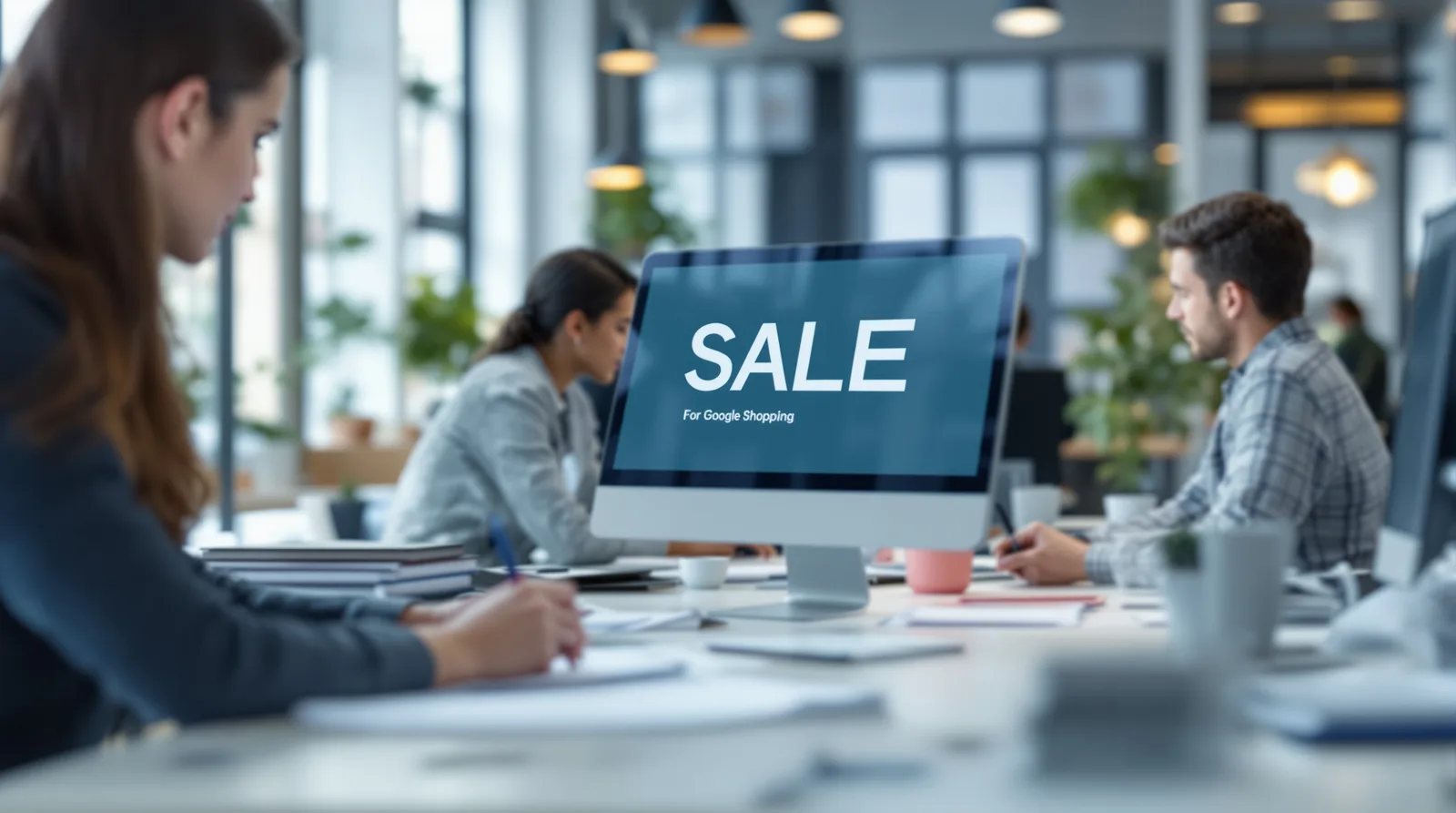 Product SALE tags — Google Shopping campaign advertising