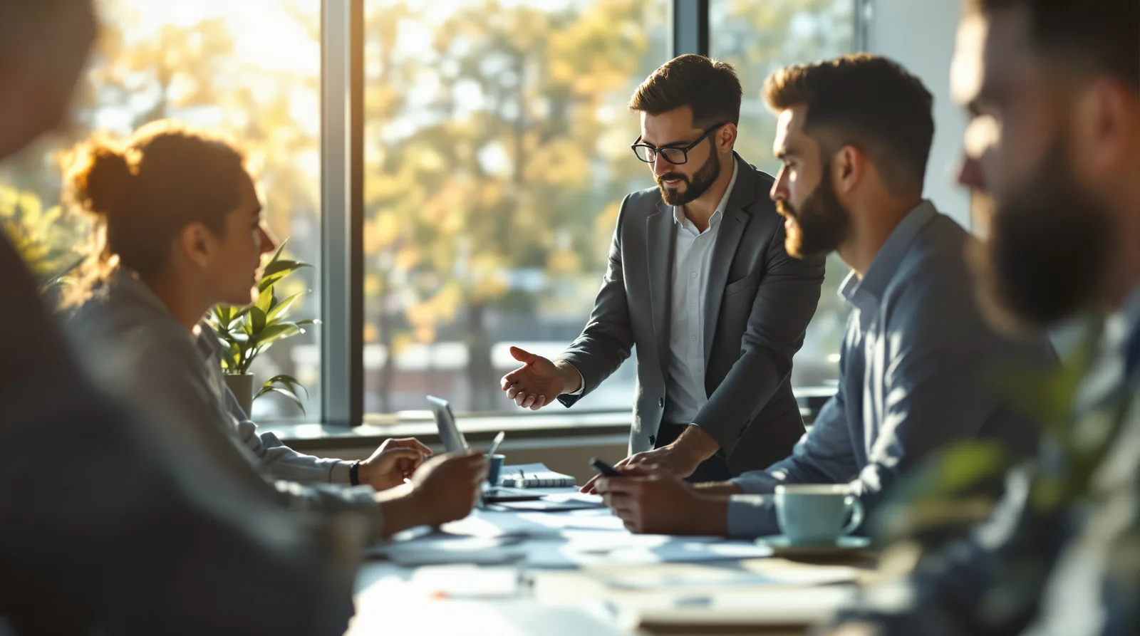 Relationship building meeting between a brand team and its partners